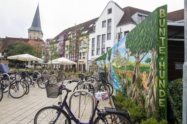 Grafittikunst am Adolf Reichwein Platz.