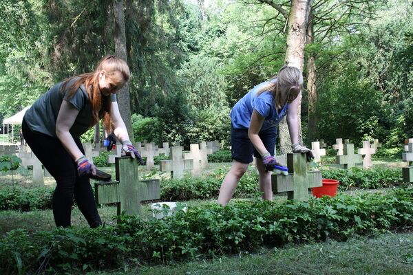 Aktionstag Johannisfriedhof Gedenken an 1. Weltkrieg.