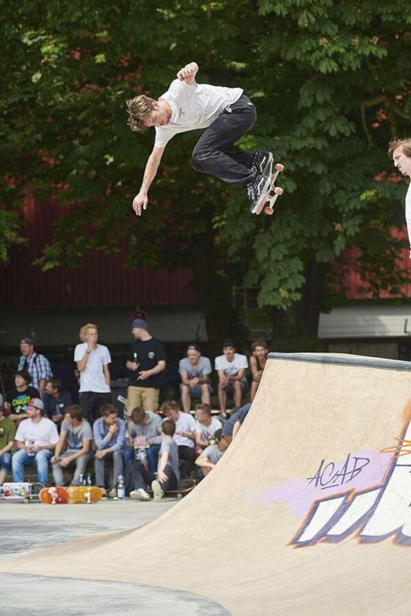 Skate Contest im Osnabrücker Skatepark.