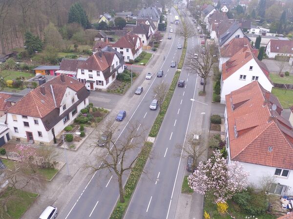 Pflanzung Wersener Straße Luftbild.