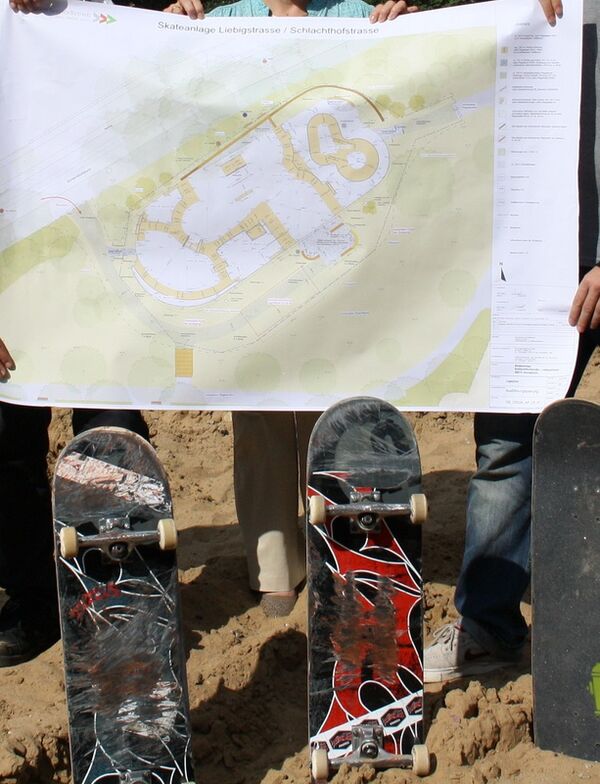 Skatepark fertiggestellt.