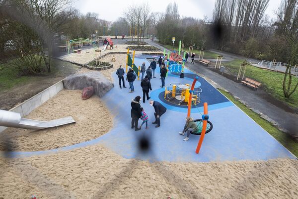 Eröffnung Großspielplatz Hasepark von oben OSB SwaantjeHehmann.